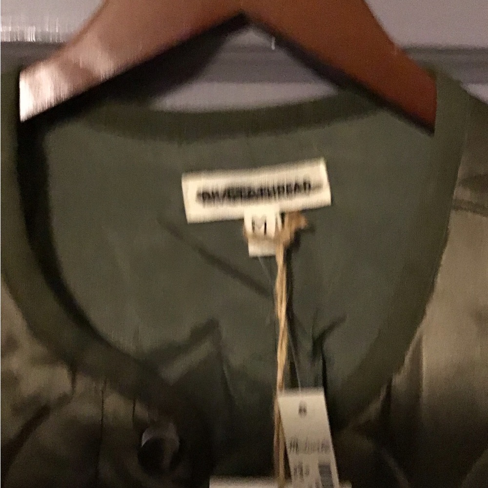 Olive Green Rivet & Thread Quilted Jacket - Picture 2 of 3